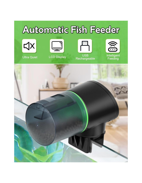 Dispensador Automático de Comida para Peces Petbank 200ml USB Dispensador Automático de Comida para Peces Petbank 200ml USB