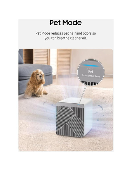 Purificador de Aire Samsung Bespoke Cube HEPA 35W Verde 32.5m Purificador de Aire Samsung Bespoke Cube HEPA 35W Verde 32.5m