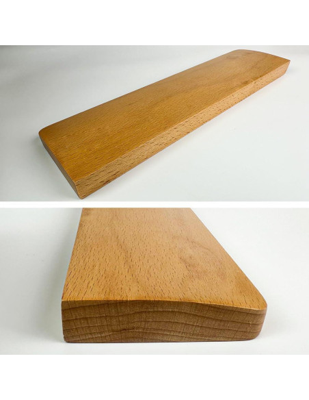 Reposamuñecas Ergonómico de Madera Haya 31cm para Teclado Reposamuñecas Ergonómico de Madera Haya 31cm para Teclado