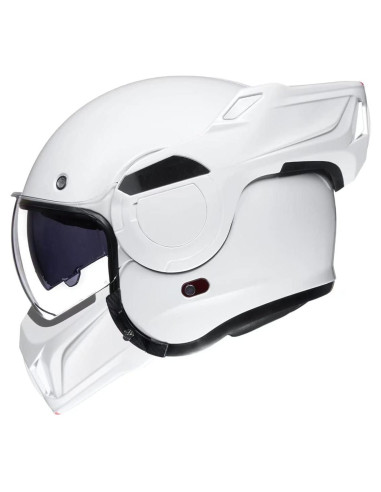 Casco Modular ILM B707 Vintage para Motocicleta Blanco L