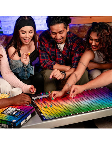 Juego de mesa Hues y Cues USAopoly - Adivina colores 3-10 jugadores