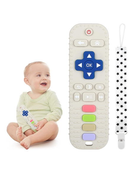 Mordedor de Silicona Chuya Control Remoto para Bebés 3+ Meses Mordedor de Silicona Chuya Control Remoto para Bebés 3+ Meses