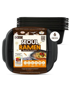 Cocinero de Ramen DAPENDA - Negro, Microondas, Apto Lavavajillas