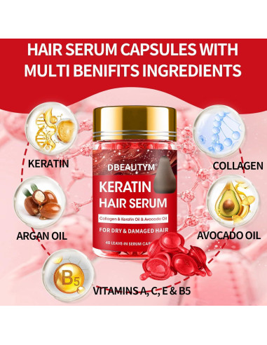 Aceite de Batana MZANK 256g + Suero de Queratin 40 Cápsulas