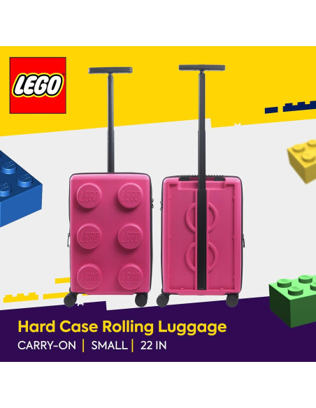Maleta de Mano LEGO 22" Rosa Expandible con Ruedas Maleta de Mano LEGO 22" Rosa Expandible con Ruedas