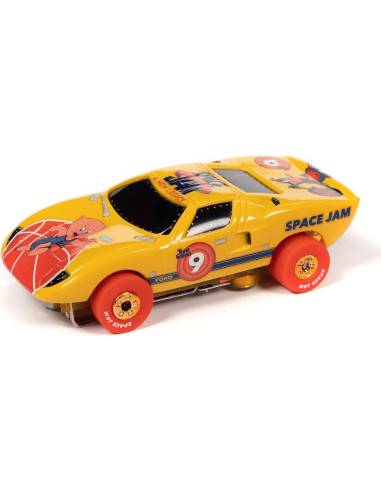 Coche de Slot Auto World Thunderjet 1966 Ford GT40 Escala 1:64