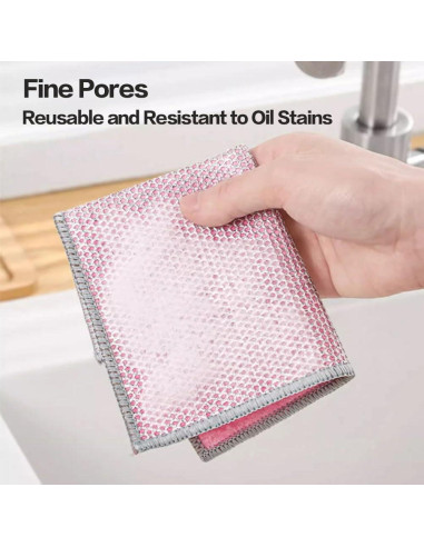 Trapos de Limpieza Multifuncionales RHQQ - 12 Pcs Reutilizables