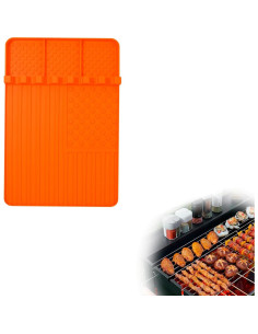 Mat de Silicona Antideslizante IHVATO 40x27cm para Parrilla 2