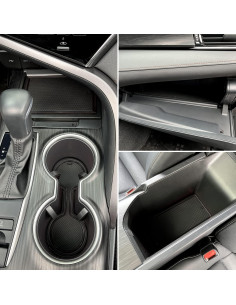 Accesorios Toyota Camry 2018-2024 - Inserto Portavasos Negro 2