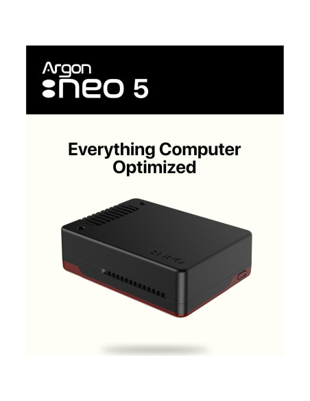 Kit de Inicio Argon NEO 5 Raspberry Pi 5 4GB con Accesorios Kit de Inicio Argon NEO 5 Raspberry Pi 5 4GB con Accesorios