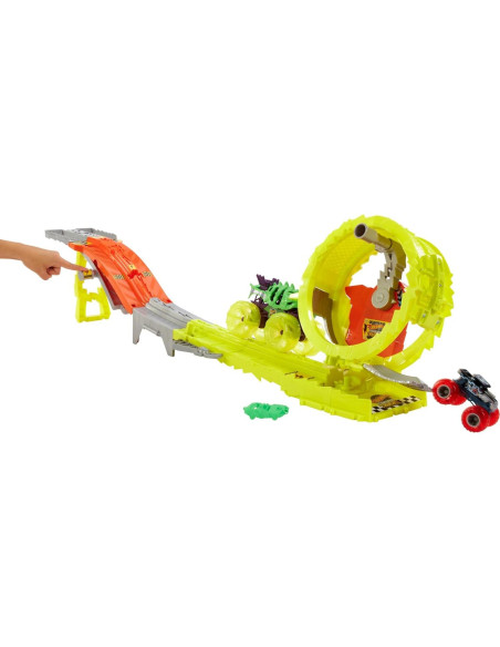 Juego de Pista Hot Wheels Monster Trucks Mattel Skelesaurus Juego de Pista Hot Wheels Monster Trucks Mattel Skelesaurus