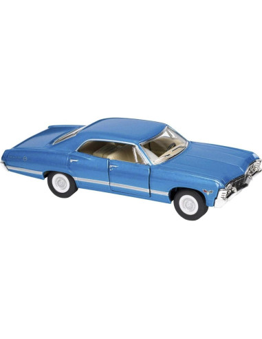 Modelo a Escala 1/43 Kinsmart Chevrolet Impala 1967 Azul