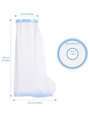Cubierta Impermeable para Yeso de Pierna VALLEYWIND 30-50 cm
