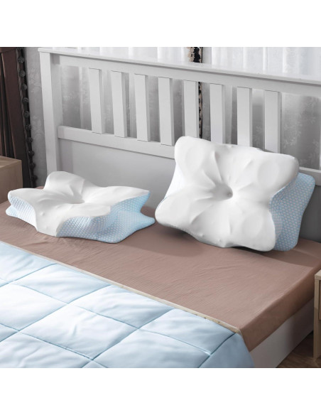 Almohada Cervical Ergonómica Coperat 63.5x38.1cm Refrigerante Almohada Cervical Ergonómica Coperat 63.5x38.1cm Refrigerante