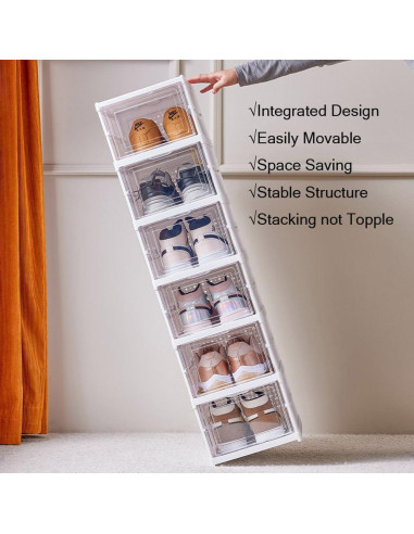 Organizador de Zapatos Plegable BLSFAOEM 6 Niveles 70 kg