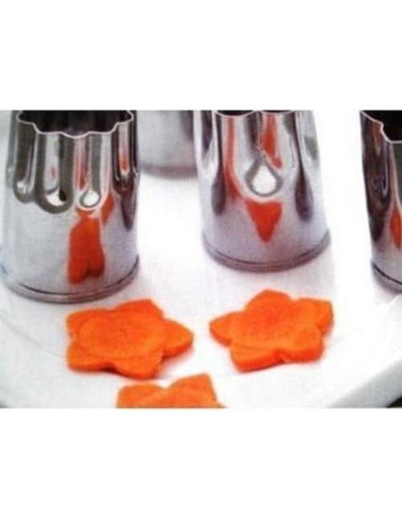 Cortadores de Verduras y Galletas JapanBargain Set de 4 Cortadores de Verduras y Galletas JapanBargain Set de 4