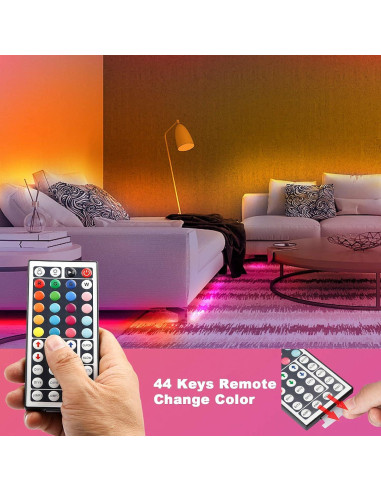 Luces LED Tira 10m DAYBETTER RGB con Control Remoto