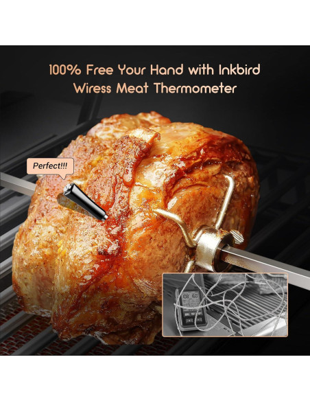 Termómetro de Carne Inalámbrico INKBIRD INT-11P-B Bluetooth Termómetro de Carne Inalámbrico INKBIRD INT-11P-B Bluetooth