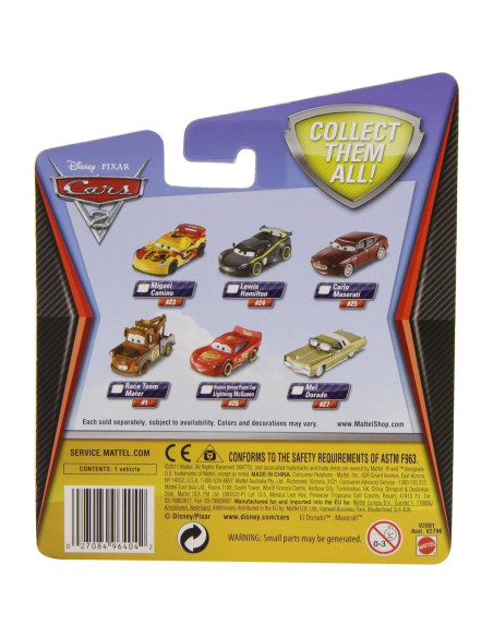 Auto de Metal Holley Shiftwell 1:55 Disney Pixar CARS 2 Auto de Metal Holley Shiftwell 1:55 Disney Pixar CARS 2