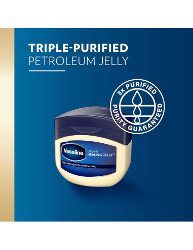 Vaselina Gelatina de Petróleo Original 368g - Paquete de 3