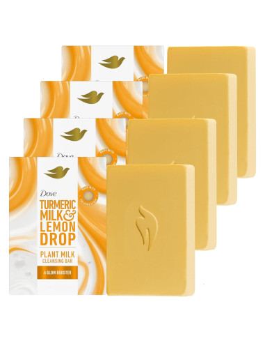 Jabón de Barra Dove Leche Vegetal Cúrcuma y Limón 141.75 g