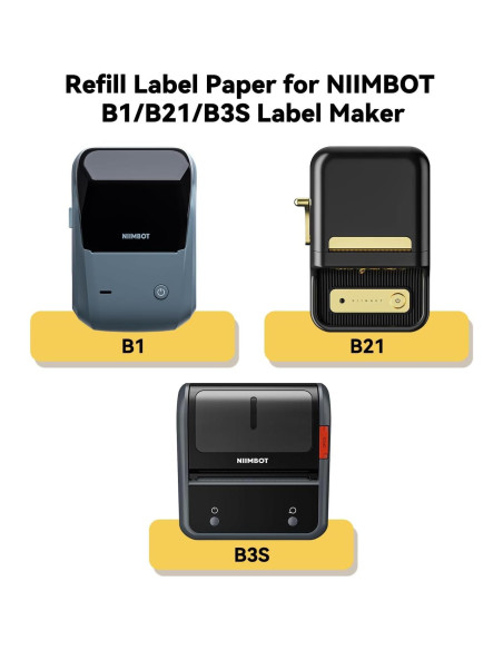 Etiquetas Térmicas NIIMBOT 28x89mm para B1 B21 B3S K3 Etiquetas Térmicas NIIMBOT 28x89mm para B1 B21 B3S K3