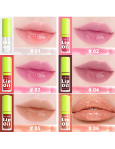 Aceite Labial Glaseado Scarman 5 ml x 6 Colores Hidratante 2