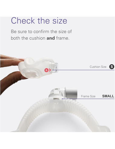 Sistema de Marco CPAP ResMed AirFit N30i - Almohadilla Pequeña