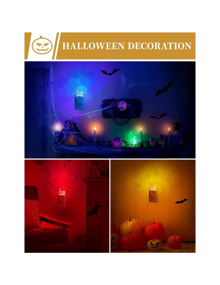 Luz Nocturna LED Gato DORESshop 8 Colores RGB Enchufable Luz Nocturna LED Gato DORESshop 8 Colores RGB Enchufable