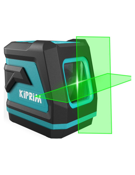 Nivel de láser verde Kiprim LV8 con autonivelación y brillo ajustable Nivel de láser verde Kiprim LV8 con autonivelación y brillo ajustable