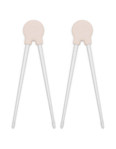 Palillos de Entrenamiento Lalo para Niños - Silicona y Paja de Trigo - 18.5 cm - Color Pomelo