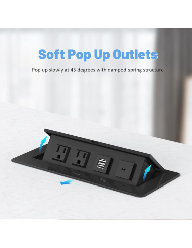 Toma de Corriente Emergente Kungfuking GS001 con USB 30W