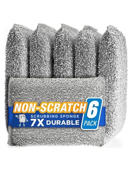 Esponjas de Fregar Spongenator 6 Unidades Sin Rayones Esponjas de Fregar Spongenator 6 Unidades Sin Rayones