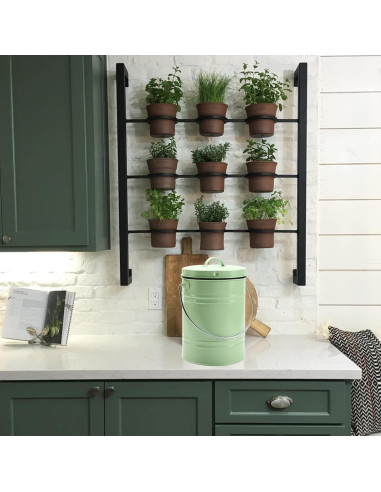 Contenedor de Compost LALASTAR 3.8L Verde Sin Olores
