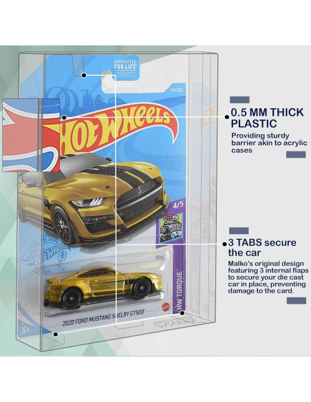 Estuche Protector Malko para Autos Diecast 1:64 - Paquete de 10 Estuche Protector Malko para Autos Diecast 1:64 - Paquete de 10