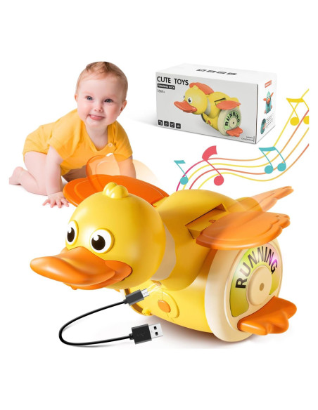 Juguete Pato Corredor BAKAM Amarillo con Luz y Música 18 Meses Juguete Pato Corredor BAKAM Amarillo con Luz y Música 18 Meses
