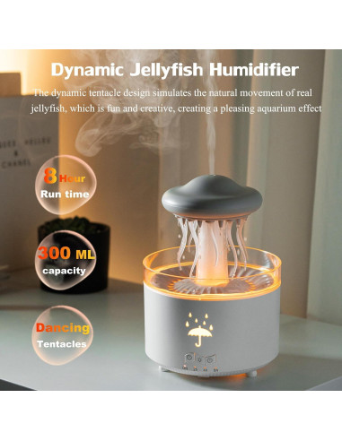 Humidificador VEEKI Medusa Danzante 300ml con Control Remoto