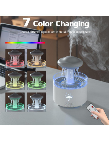 Humidificador VEEKI Medusa Danzante 300ml con Control Remoto