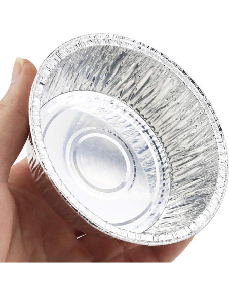 Paquete de 100 bandejas de tarta desechables Oopsu 10.59 cm Paquete de 100 bandejas de tarta desechables Oopsu 10.59 cm