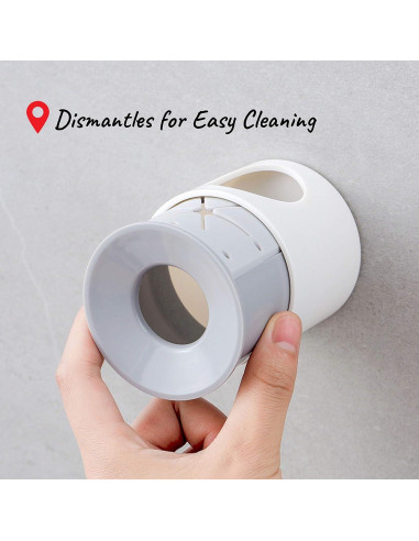 Soporte de Cepillo de Dientes Eléctrico Klxsing Gris Montaje Pared