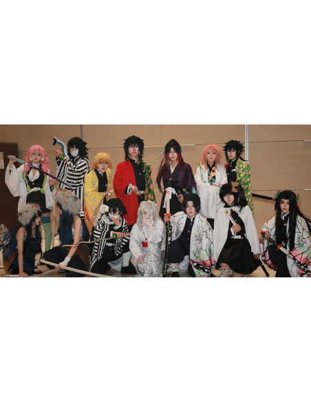 Espada de Cosplay Hashibira Inosuke 76.2 cm Plástico Espada de Cosplay Hashibira Inosuke 76.2 cm Plástico
