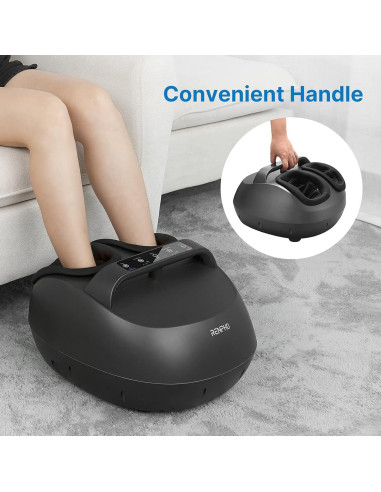 Masajeador de pies RENPHO RP-FM079R-B con calor y control remoto