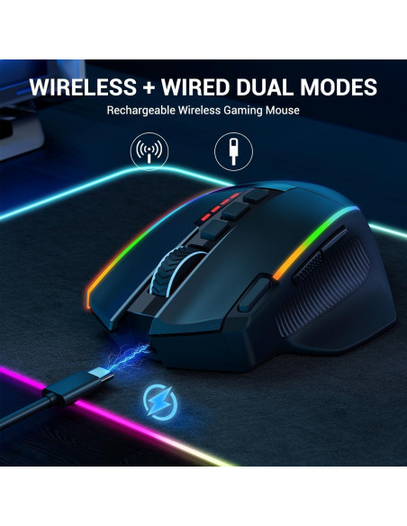 Ratón Gaming Inalámbrico Redragon M915WL 16000 DPI RGB Ratón Gaming Inalámbrico Redragon M915WL 16000 DPI RGB
