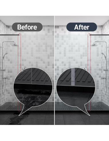 AmazerBath Sello Lateral para Puerta de Ducha 5 PCS 40 cm