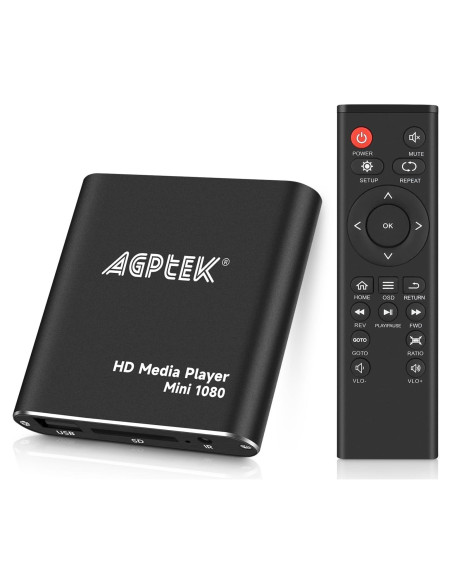 Reproductor de Medios HDMI AGPTEK Mini 1080P Full HD Reproductor de Medios HDMI AGPTEK Mini 1080P Full HD