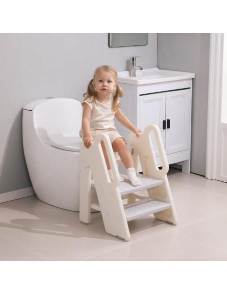 Taburete Plegable para Niños Hoopyosms Ajustable Gris Taburete Plegable para Niños Hoopyosms Ajustable Gris