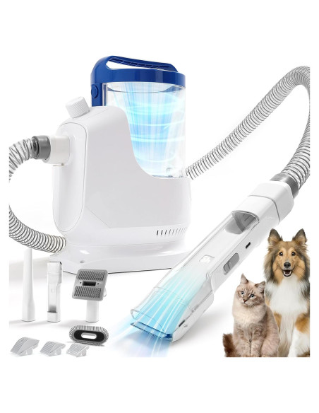 Kit de Aseo para Perros Fsitego 3L Aspiradora y Cortadora Kit de Aseo para Perros Fsitego 3L Aspiradora y Cortadora