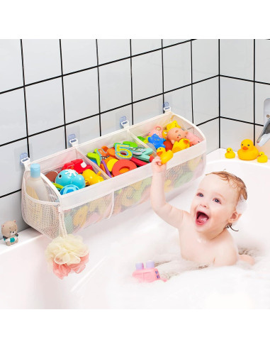 Organizador de Juguetes de Baño Austion Horizontal 3 Compartimentos