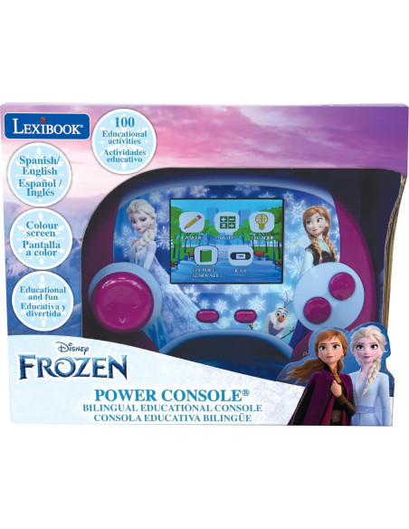Consola de Poder Lexibook Frozen - Juego Educativo Bilingüe 100 Actividades Consola de Poder Lexibook Frozen - Juego Educativo Bilingüe 100 Actividades