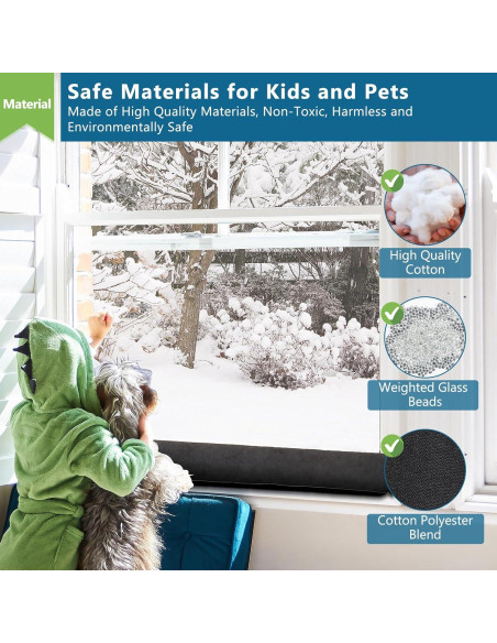 Tope de Puerta Anze 81 cm Triangular con Peso - Bloqueador de Aire